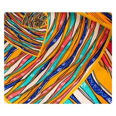 Fabric Texture Color Pattern Double Sided Flano Blanket (small)  by Nexatart