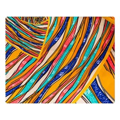 Fabric Texture Color Pattern Double Sided Flano Blanket (large)  by Nexatart