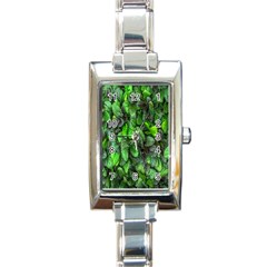 The Leaves Plants Hwalyeob Nature Rectangle Italian Charm Watch by Nexatart