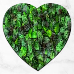 The Leaves Plants Hwalyeob Nature Jigsaw Puzzle (heart) by Nexatart