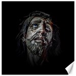 Jesuschrist Face Dark Poster Canvas 16  x 16   15.2 x15.41  Canvas - 1