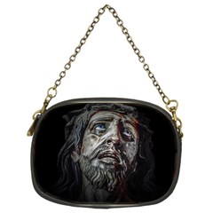 Jesuschrist Face Dark Poster Chain Purses (two Sides)  by dflcprints