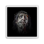 Jesuschrist Face Dark Poster Memory Card Reader (Square)  Front