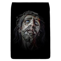 Jesuschrist Face Dark Poster Flap Covers (s)  by dflcprints