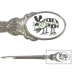 Monster Rat Pencil Drawing Illustration Letter Openers by dflcprints