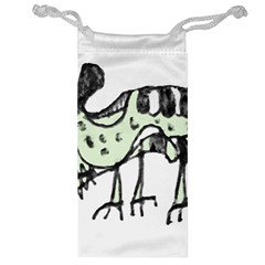 Monster Rat Pencil Drawing Illustration Jewelry Bag by dflcprints