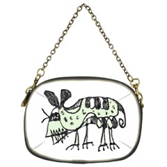 Monster Rat Pencil Drawing Illustration Chain Purses (one Side)  by dflcprints