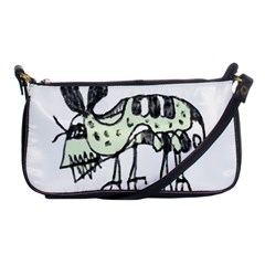 Monster Rat Pencil Drawing Illustration Shoulder Clutch Bags by dflcprints