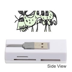 Monster Rat Pencil Drawing Illustration Memory Card Reader (stick)  by dflcprints