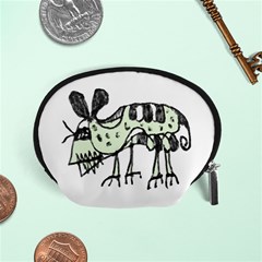 Monster Rat Pencil Drawing Illustration Accessory Pouches (small)  by dflcprints