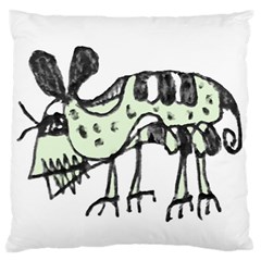 Monster Rat Pencil Drawing Illustration Standard Flano Cushion Case (one Side) by dflcprints