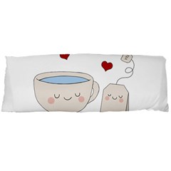 Cute Tea Body Pillow Case Dakimakura (two Sides) by Valentinaart