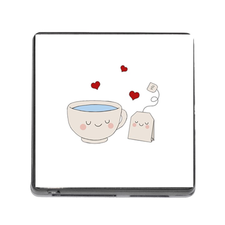 Cute Tea Memory Card Reader (Square)