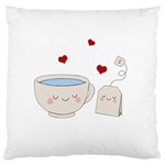 Cute Tea Standard Flano Cushion Case (One Side) Front