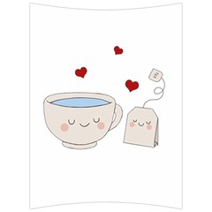 Cute Tea Back Support Cushion by Valentinaart