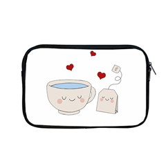 Cute Tea Apple Macbook Pro 13  Zipper Case by Valentinaart