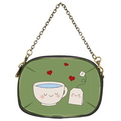 Cute Tea Chain Purses (two Sides)  by Valentinaart