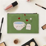 Cute Tea Cosmetic Bag (Medium)  Back