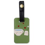 Cute Tea Luggage Tags (One Side)  Front