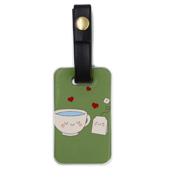 Cute Tea Luggage Tags (One Side) 