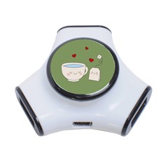 Cute Tea 3-port Usb Hub by Valentinaart