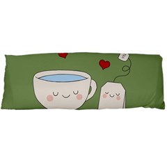 Cute Tea Body Pillow Case Dakimakura (two Sides) by Valentinaart