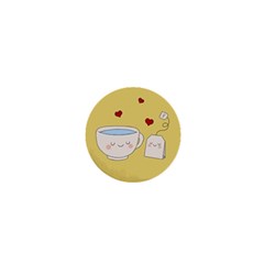 Cute Tea 1  Mini Buttons by Valentinaart