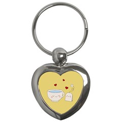 Cute Tea Key Chains (heart)  by Valentinaart