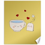 Cute Tea Canvas 8  x 10  8.15 x9.66  Canvas - 1