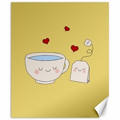 Cute Tea Canvas 20  X 24   by Valentinaart