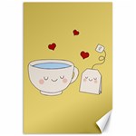 Cute Tea Canvas 20  x 30   19.62 x28.9  Canvas - 1