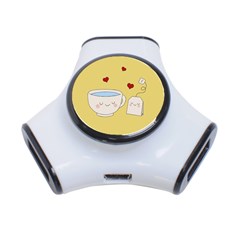 Cute Tea 3-port Usb Hub by Valentinaart