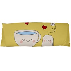 Cute Tea Body Pillow Case Dakimakura (two Sides) by Valentinaart