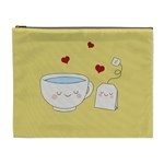 Cute Tea Cosmetic Bag (XL) Front