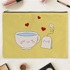 Cute Tea Cosmetic Bag (xxxl)  by Valentinaart