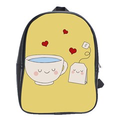 Cute Tea School Bag (xl)