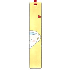 Cute Tea Large Book Marks by Valentinaart