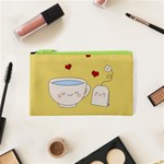 Cute Tea Cosmetic Bag (XS) Front