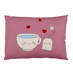 Cute Tea Pillow Case by Valentinaart