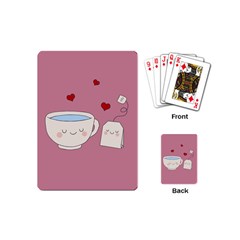 Cute Tea Playing Cards (mini)  by Valentinaart