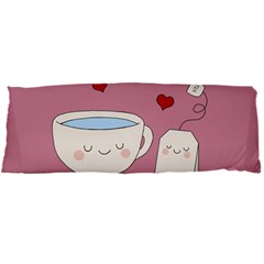 Cute Tea Body Pillow Case Dakimakura (two Sides) by Valentinaart