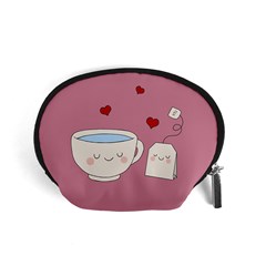 Cute Tea Accessory Pouches (small)  by Valentinaart