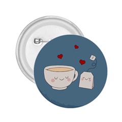 Cute Tea 2 25  Buttons by Valentinaart