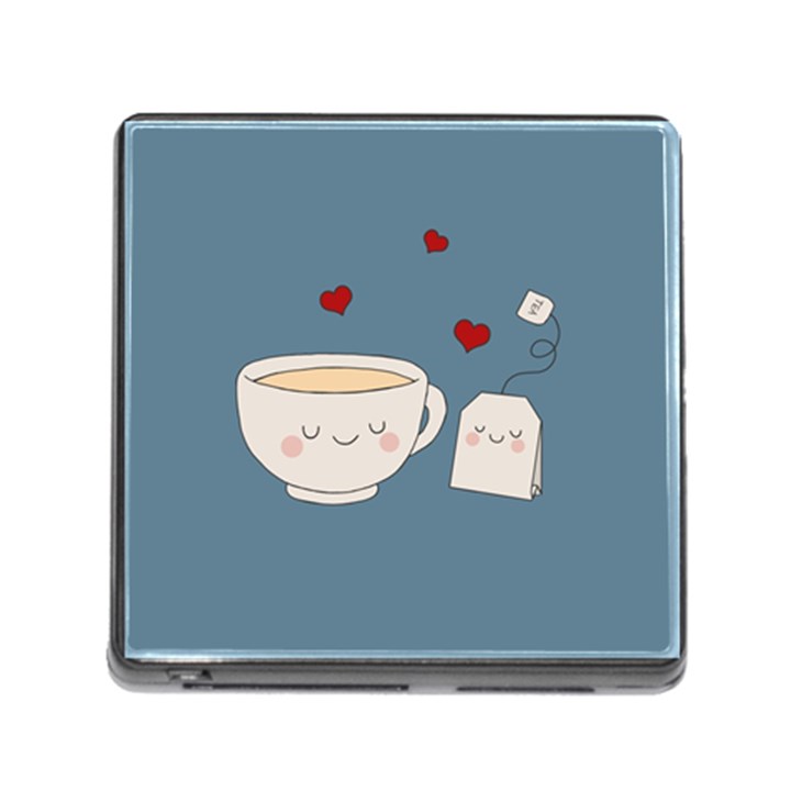 Cute Tea Memory Card Reader (Square)