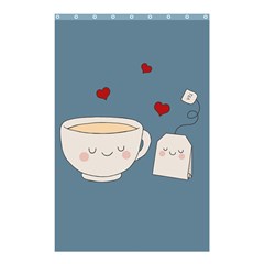 Cute Tea Shower Curtain 48  X 72  (small)  by Valentinaart