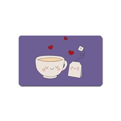 Cute Tea Magnet (name Card) by Valentinaart