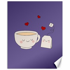 Cute Tea Canvas 16  X 20   by Valentinaart