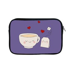 Cute Tea Apple Ipad Mini Zipper Cases by Valentinaart