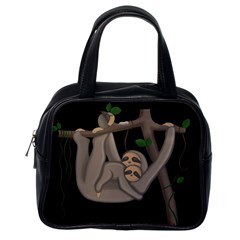 Cute Sloth Classic Handbags (one Side) by Valentinaart