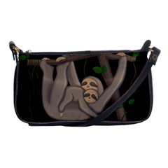 Cute Sloth Shoulder Clutch Bags by Valentinaart